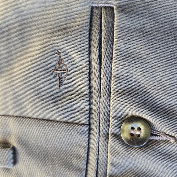 (2pr.)Men's Dockers Classic Pants - Olive and Beige - Picture 3 of 7